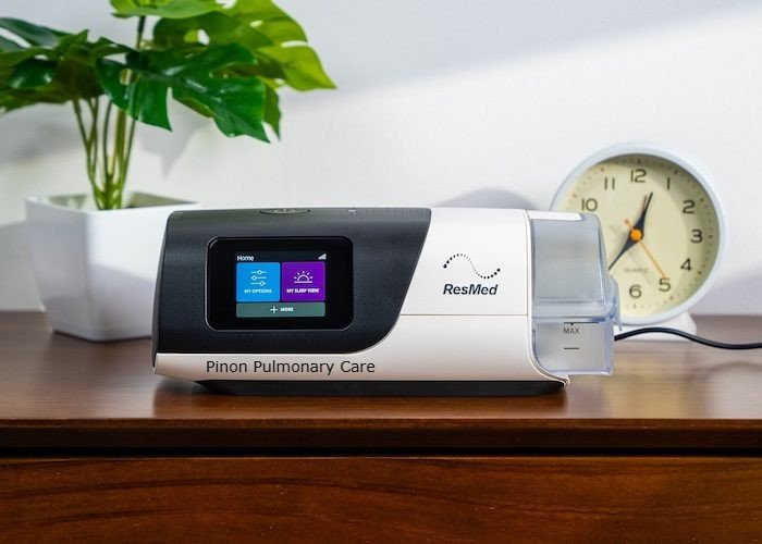 Continuous positive airway pressure machine at Pinon Pulmonary Care